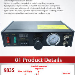 High Precision Pneumatic Metal Controller Automatic Dual Hole Glue Dispenser Controller For Liquid Dispensing