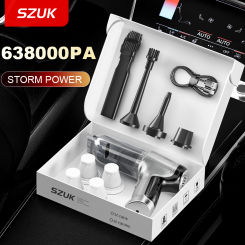 SZUK 638000PA  Car Vacuum Cleaner Wireless Mini Powerful Cleaning Machine Handheld for Car Portable Blow Computer Home Appliance