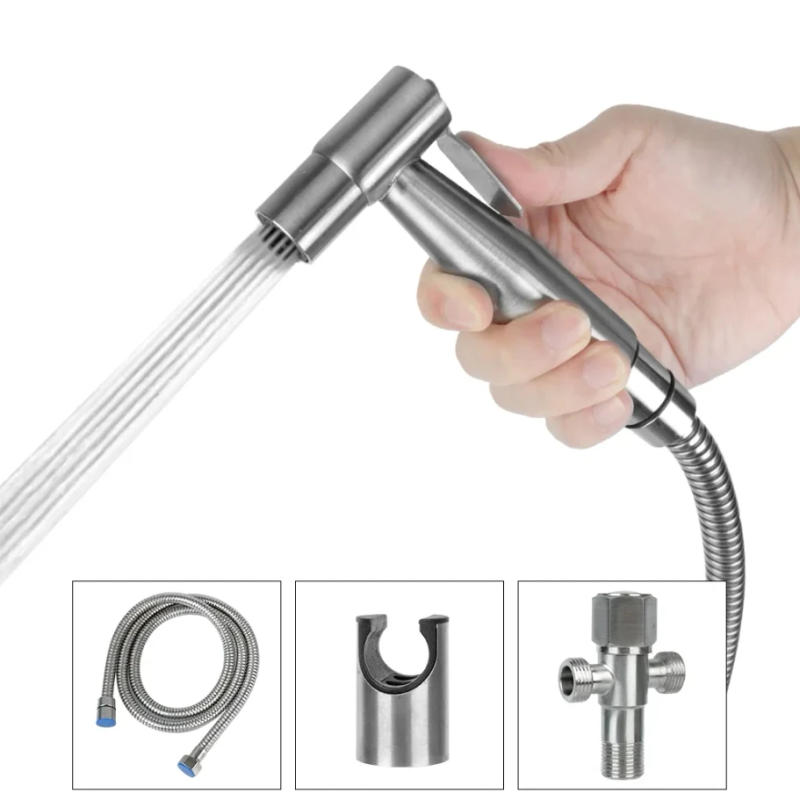 Description Picture 2 of itemHandheld Hand Bidet faucet For Bathroom hand sprayer shower head Bidet sprayer set For toilet Stainless Steel self cleaning