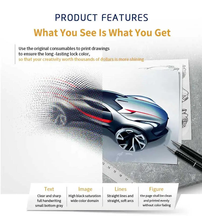 Description Picture 4 of item4PCS/Set C-EXV58 GPR-61 NPG-83 BK500g CMY300g Toner Cartridge For Canon IRC5860 IRC5840 IRC5850 IRC5870 Compatible Toner Powder