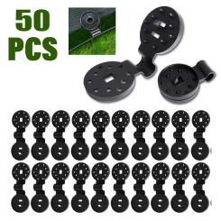 50Pcs Shade Cloth Clips Shade Fabric Clamps Grommets For Net Mesh Cover Sunblock Fabric In Garden Backyard Greenhouse Fixer