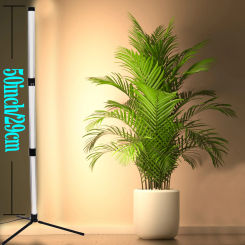Standing Grow Lights for Indoor Plant,T10 Full Spectrum Vertical Grow Light Wide Illumination Area,Adjustable Height Plant Light