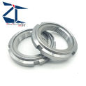 FUNT Bearing Lock Nuts - Fine U Nuts SS400 Body M10-M100 Prevailing Torque Bearing Nut Used for Bearing Mechanical Rotation