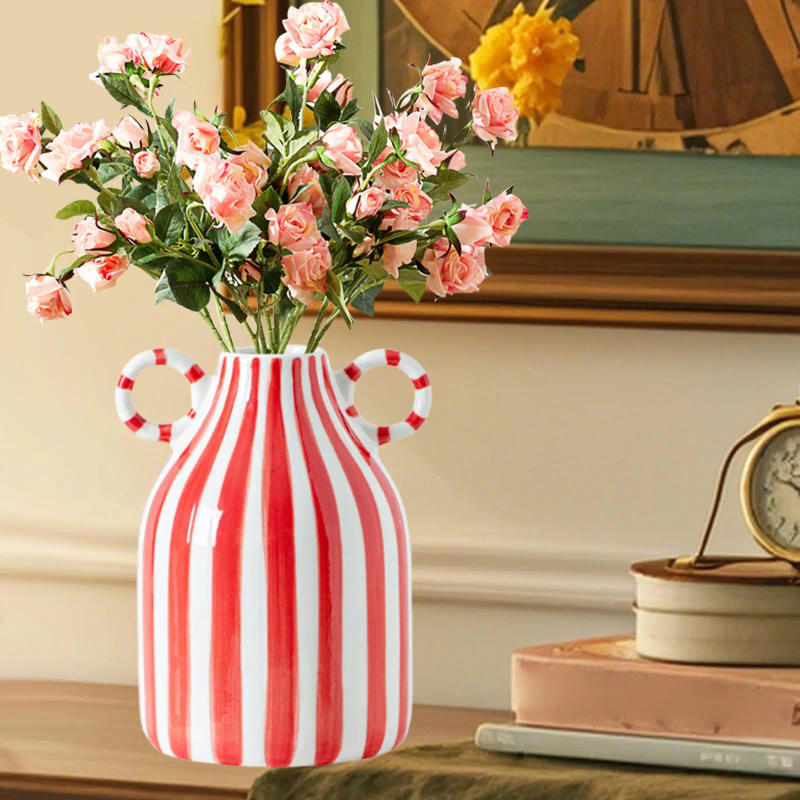 Description Picture 2 of itemCeramic Flower Vase Flower Pot Modern Plants Container Home Decor Floral Arrangement Decorative Vase for Living Room Decor