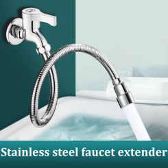 Faucet Extension Extender Faucet Bubbler Splash Head Universal Rotating Extension Hose Mop Pool Water Nozzle