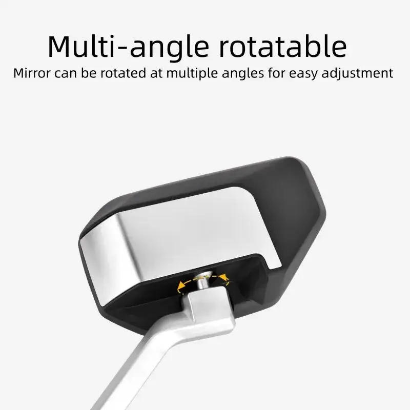 Description Picture 4 of item8MM Rear View Mirror Bike Cycling Clear Wide Range Mirror Convex Rearview Mirror Cycling Electric Bicycle Accessories
