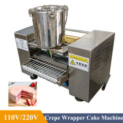 Durian Thousand Layer Spring Roll Pancake Making Maker 110V 220V Commercial Automatic Mini Mille Crepe Wrapper Cake Machine