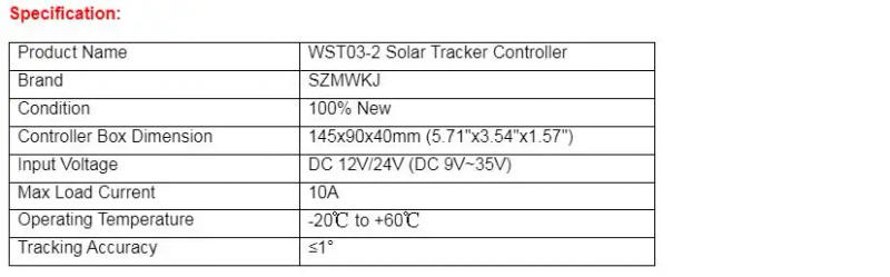 Description Picture 6 of itemSolar Panel Tracking Single/Dual Axis Solar Tracker Controller W/ 2-Channel 4-Way Relay Extension Module 40A DC Relay Controller