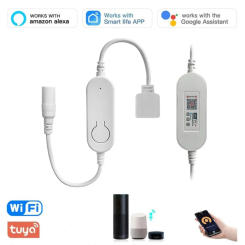 Tuya Wifi LED Dimmer Controller for CCT Dual White LED Light Strip Work with Alexa Echo Google Assistant DC12V 24V Smart Switch