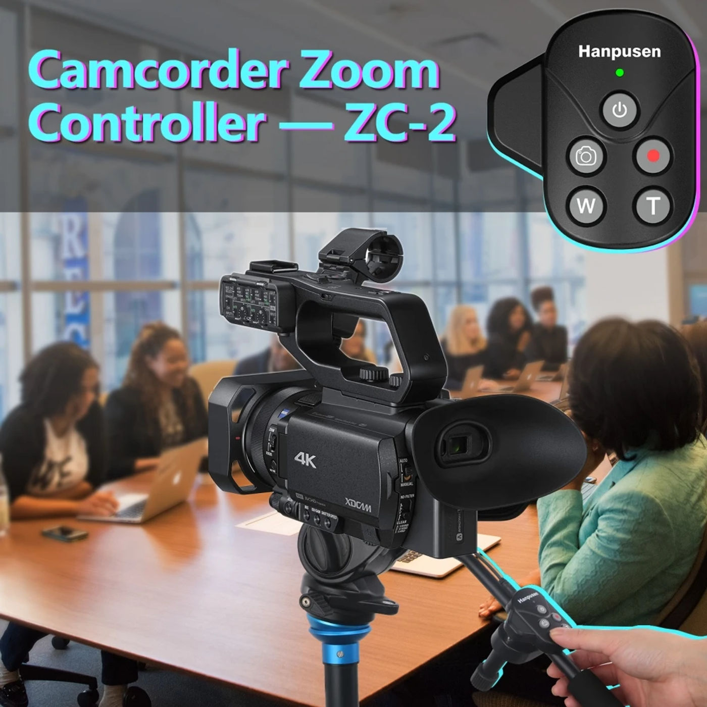 Description Picture 4 of itemCamcorder Lanc Zoom Remote Controller with 2.5mm Jack Cable Video Recording, Zoom Commander, Take Photos for Sony Canon Cameras