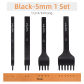 Black 5mm 1 Set