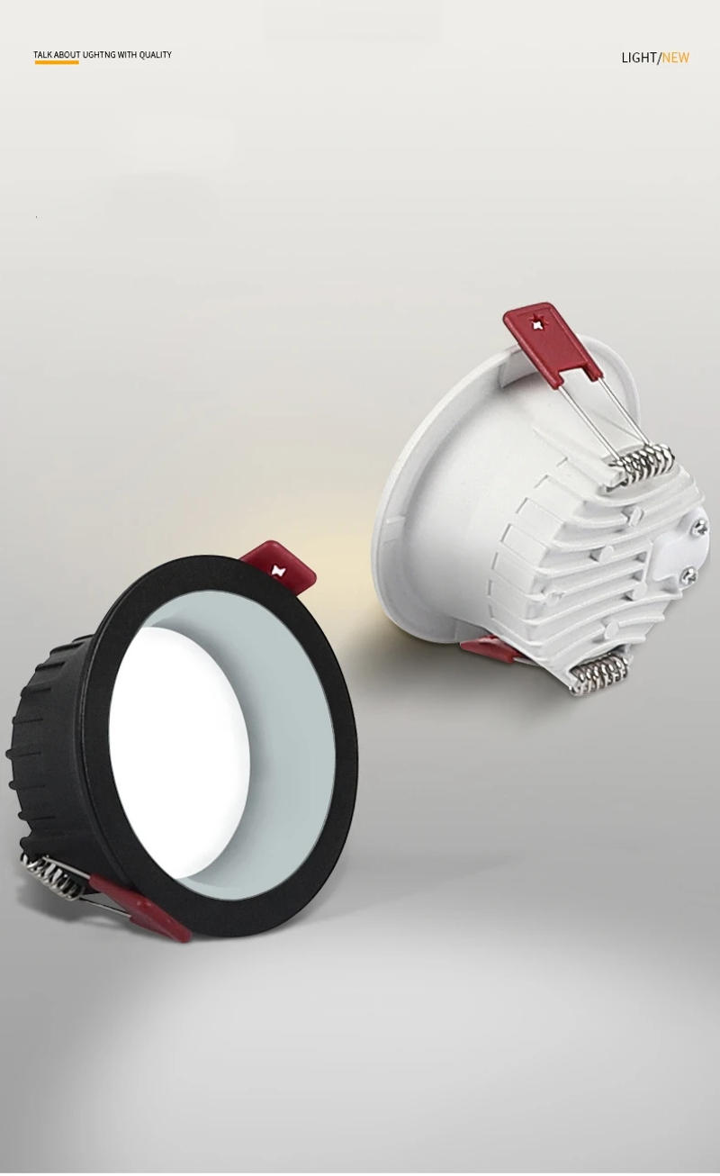 Description Picture 2 of itemRound Anti-Glare Led SMD2835 Recessed Downlights 7w 10w Hole Size 7cm Ceiling Lamp Spotlights for Indoor Lighting