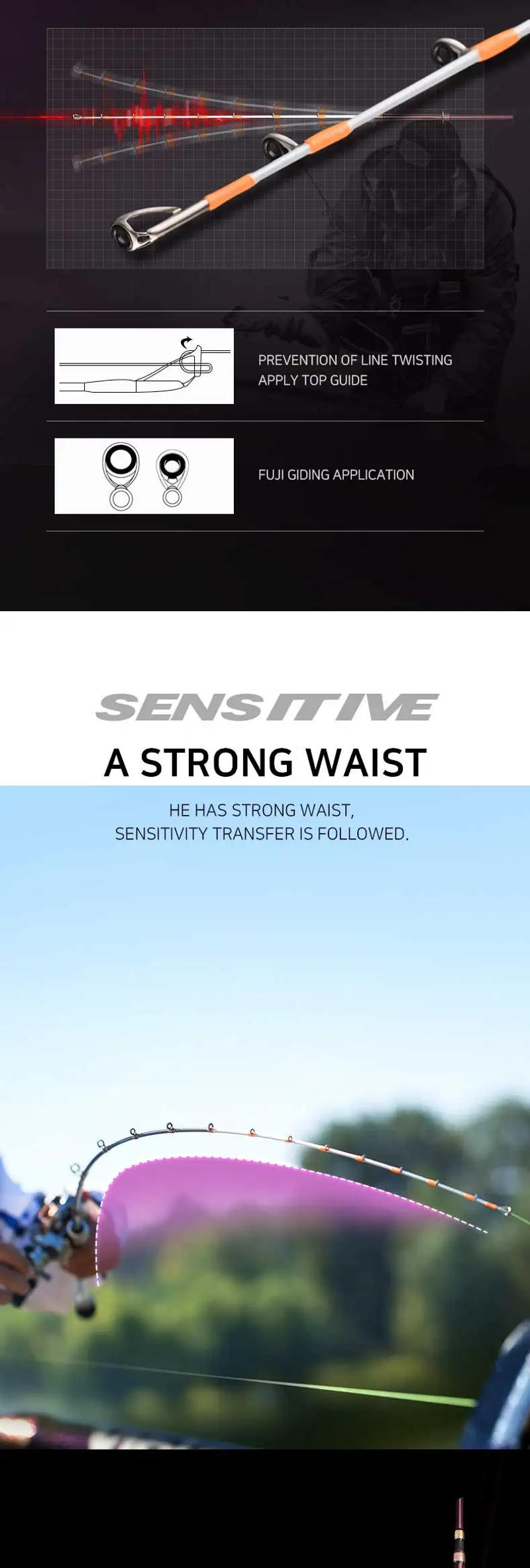 Description Picture 5 of itemDODOHAN High-end Chukkuku Fishing Rod FUJI Fuji guide ring applied