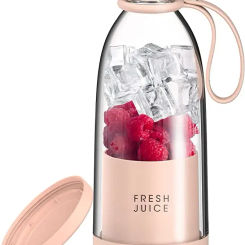 500ml Portable 2400mAh Wireless Fruit Mixers USB juicer Fresh Juice Bottle Blender Plus 6 Blades Food Milkshake Ice Crush Cup
