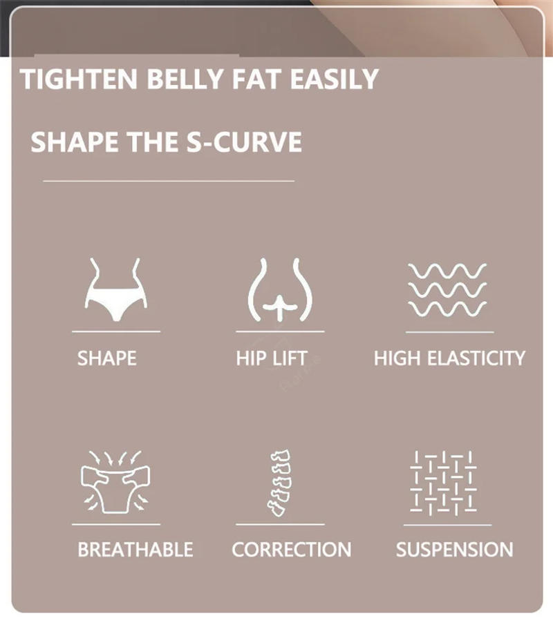 Description Picture 6 of itemFlarixa Seamless High Waist Boxer For Women Belly Control Panties Hips Lift Body Shaper Tummy Slimming Underwear Safety Pants