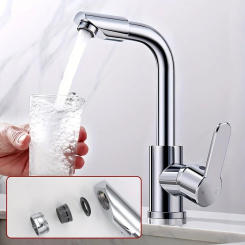 Universal Vegetable Basin Faucet Bathroom Faucet2-in-1 Sink Washbasin Washbasin Household Hot Cold Water Hot Cold Water Faucet