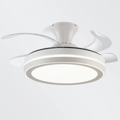 IRALAN  Household Electric ceiling led light fan silent invisible blade Lamps for room living room dining room study kitchen