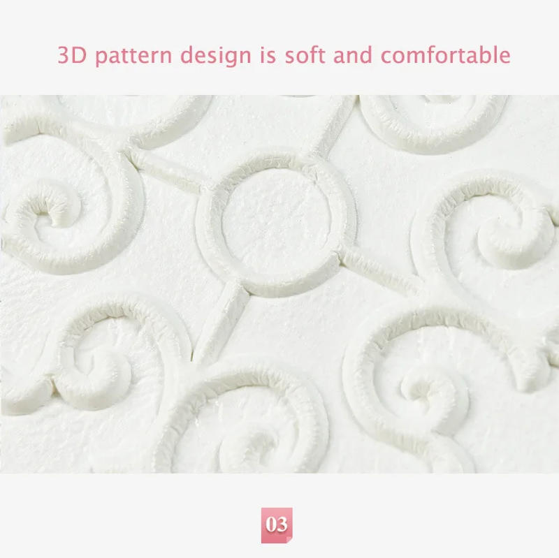 Description Picture 5 of item10Pcs 70*70cm Ceiling Wallpaper 3D Brick Waterproof Wall Stickers Foam Wall Paper Self-Adhesive Home Decor