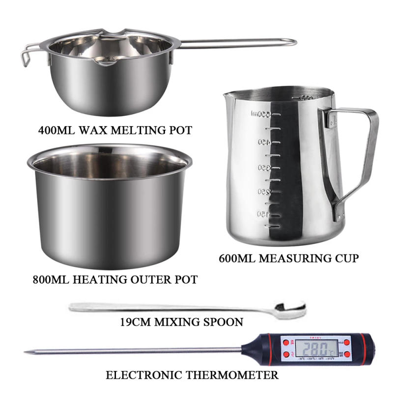 Description Picture 3 of itemDIY Handmade Aromatherapy Candle Making Kit Soap Making Design Tools Christmas Baking Supplies Measuring Cup Wax Melting Pot