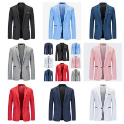 2024 New Casual Suit Jacket For Men Western Style Clothes Youth Men's Wear Wholesale Drop Shipping Fashion Trendy Blazers
