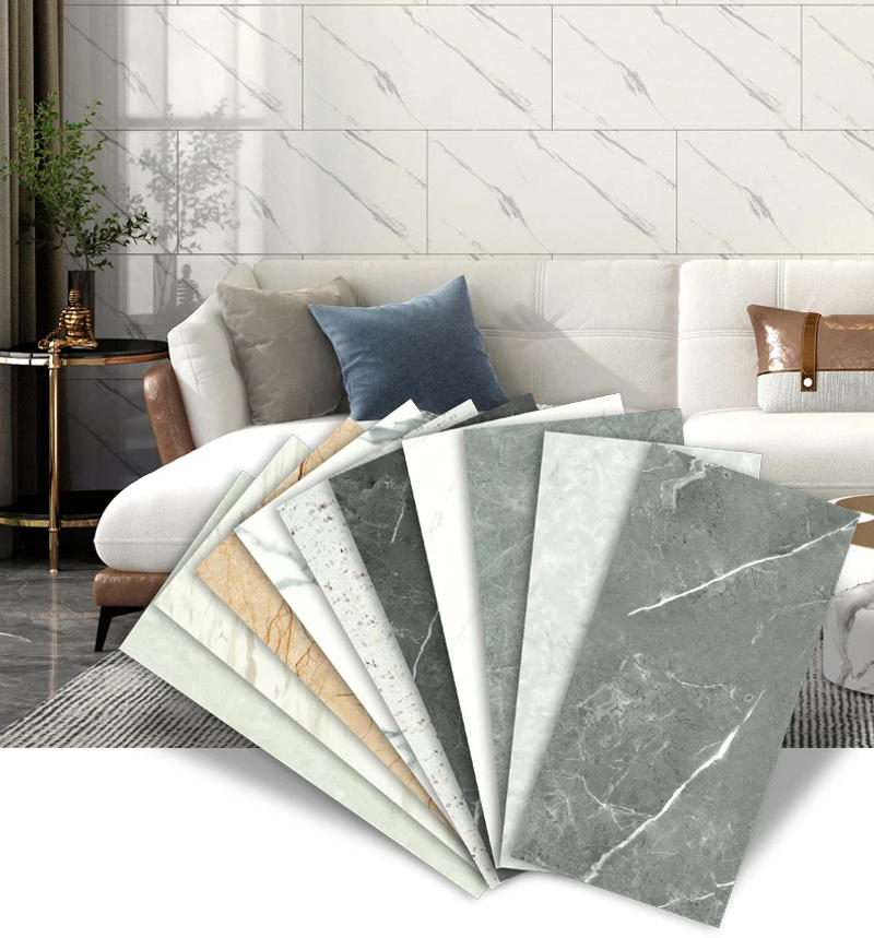 Description Picture 4 of item30*30cm Imitation Tile 3D Wall Sticker Self-adhesive Wall Decoration Bathroom Waterproof Moisture-proof Marble Kitchen Wallpaper
