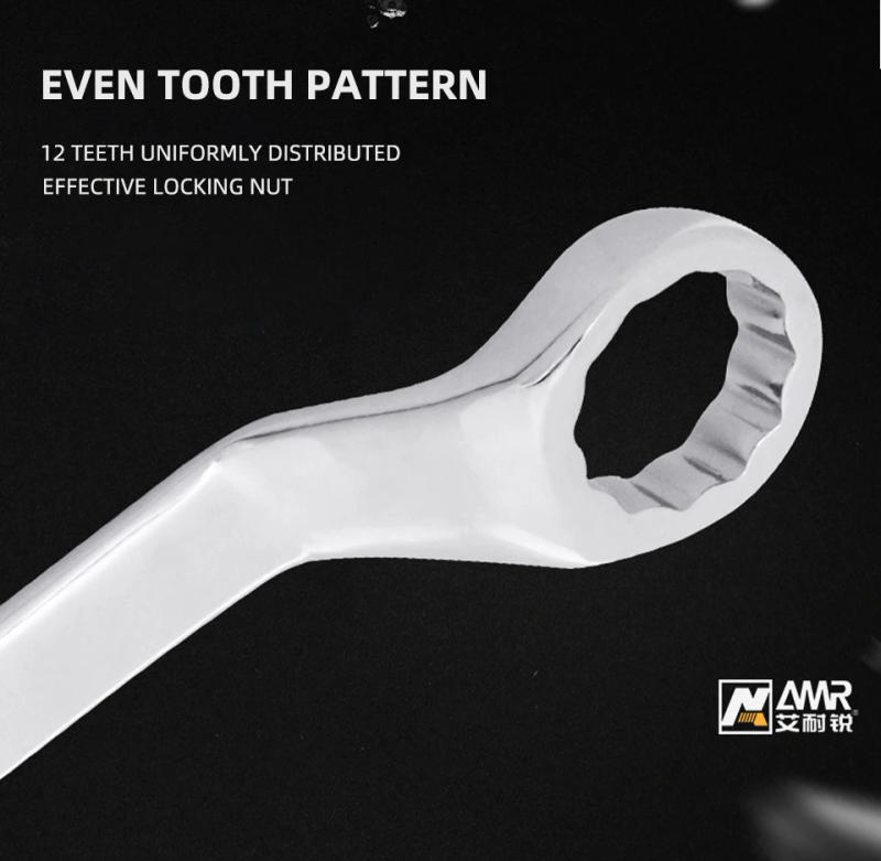 Description Picture 6 of itemDouble End Box End Wrench Offset Ring Spanner Chrome Vanadium Steel Garage Workshop Repair Hand Tool Metric 6-36mm