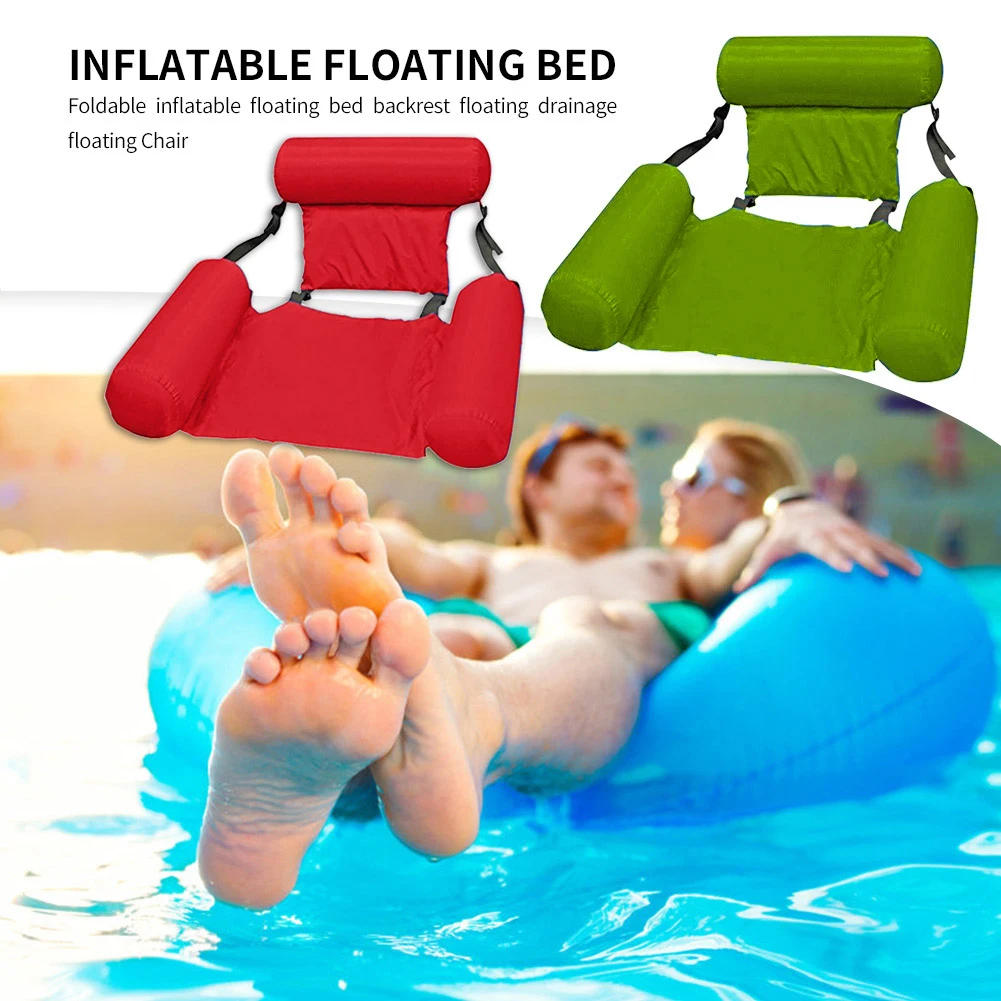 Description Picture 4 of itemInflatable Mattresses Water Swimming Hammock Lounge Chairs Pool Sports Toys Float Mat Toys Pools for Adults Floating Bed