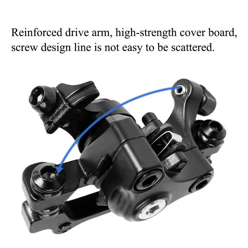 Description Picture 5 of itemBUCKLOS Bicycle Disc Brake Caliper 160mm Front/Rear Line Pulling  Disc Brake Aluminum Alloy Mechanical Brakes Calipers MTB Part