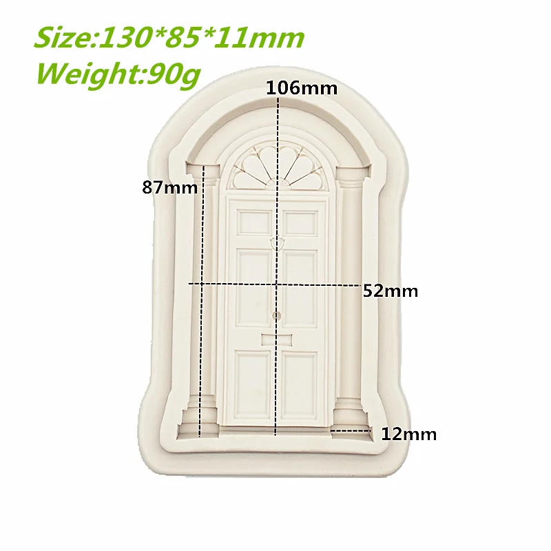 Description Picture 4 of itemChristmas Door Lace Silicone Mold DIY Cake Chocolate Mousse Dessert Fondant Mold Baking Decoration Tool Resin Kitchenware