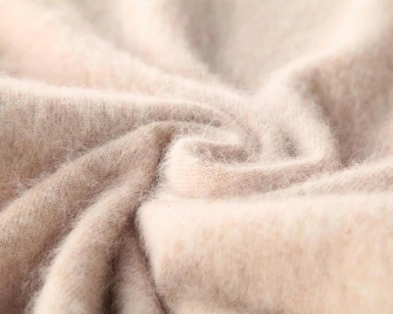 Description Picture 5 of itemSuper Warm 100% Mink Cashmere Sweaters and Pullovers Women Autumn Winter Soft Sweater Half Turtleneck Female Basic Pullovers