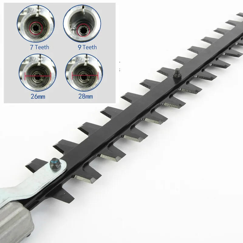 Description Picture 4 of item7/9 Teeth Pole Hedge Trimmer Bush Cutter Head Grass Trimmers for Garden Multi Tool Pole Chainsaw Garden Power Tools