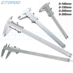 Hardened Metric Machinist  Thickness Guage 0- 70mm 100mm 150mm 200mm 300mm carbon fiber digital Vernier Caliper