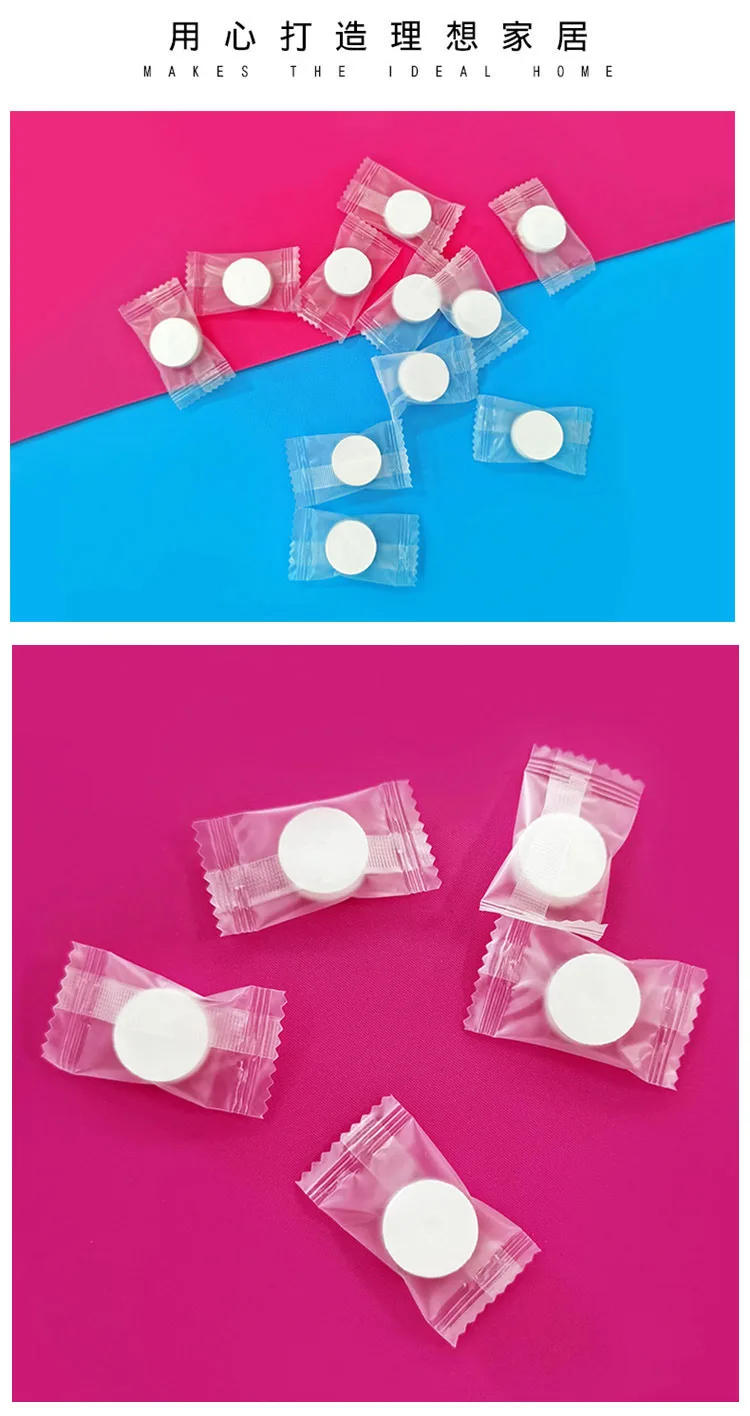 Description Picture 3 of item5pcs Disposable Towel Compressed Portable Travel Non-woven Face Towel Water Wet Wipe Outdoor Moistened Tissues Candy Towels