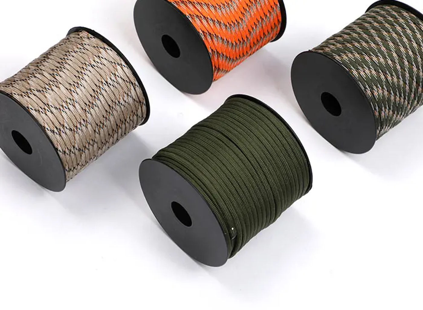 Description Picture 6 of item7 Strand 4mm Paracord 550 Military Tactical Parachute Cord Camping Survival Accessories Tent Lanyard DIY Bracelet Weaving Rope