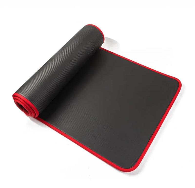 Description Picture 4 of item10mm Yoga Mat Extra Thick 1830*610mm NRB Non-slip Pillow Mat For Men Women Fitness Tasteless Gym Exercise Pads Pilates Yoga Mat