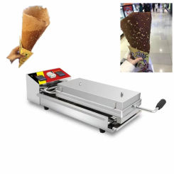 Commercial Electric Round Egg Roll Waffles Pan Machine Crepe Crispy egg Roll Baker Waffle cake Bakeware