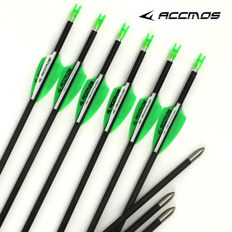 Description Picture 6 of item12pc 32inch Carbon Arrow ID 4.2 mm Spine 300 350 400 500 600 700 800 900 1000 1100/1300/1500/1800 Archery Recurve Bow Shooting