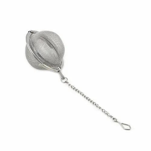 Description Picture 6 of itemStainless Steel Infuser Strainer Mesh Tea Spoon Locking Spice Egg Shaped Ball Tea Strainers New Bar Kitchen Accessories