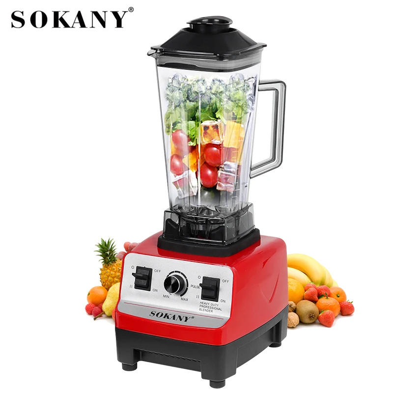 Description Picture 4 of itemSOKANY 4500W Heavy Duty Commercial Grade Automatic Blender Mixer Juicer Fruit Food Processor Ice Smoothies BPA Free 2L Jar