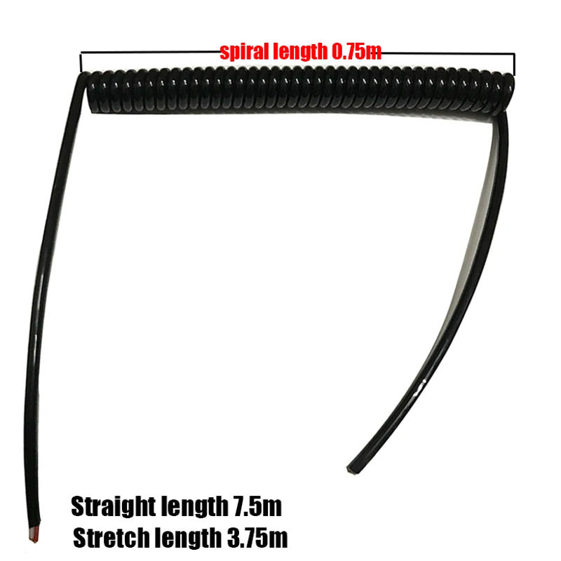 Description Picture 6 of itemElectric Hoist Spring Wire Lighting Special Spiral Cable 15 17 18 20 24 AWG Driving New Energy Charging Pile Cable