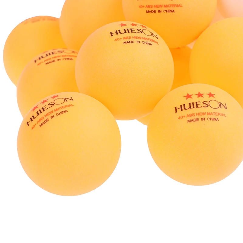 Description Picture 4 of item10pcs New Material Table Tennis Ball 40+mm Diameter 2.8g 3 Star ABS Plastic Ping Pong Balls for Table Tennis Training