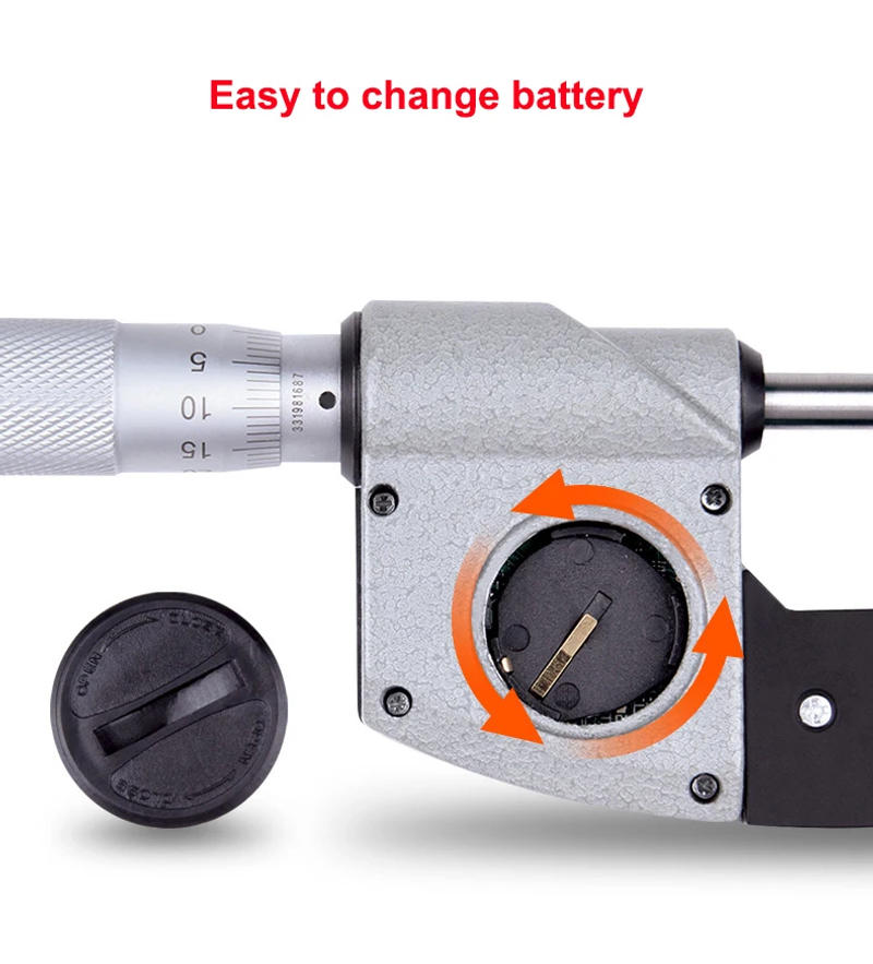 Description Picture 6 of itemHigh quality 0-25mm 0.001 mm digital electronic outside micrometer 0-25 mm with Extra Large LCD Screen measuring tools caliper