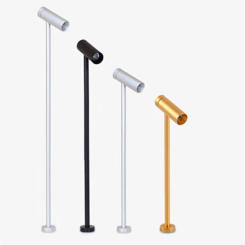 LED Spotlight 3W 12V Jewelry Display Lamp 10/20/30cm Post Lamp Phone Store Showcase Desktop Lights Rotatable 220V Upright lamp