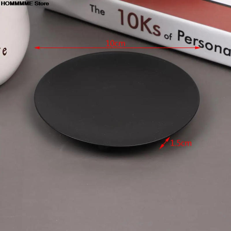 Description Picture 4 of item6 STYLES Iron Plate Candle Holder Gold Black Decorative Iron Pillar Candlestick For LED&Wax Candles Wedding, Party, Festival