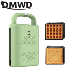 110V Mini Sandwich Maker Electric Waffle Iron Machine Panini Baking Cake Oven Bread Muffin Breakfast Toaster Light Food Machine