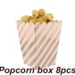 Popcorn box 8pcs