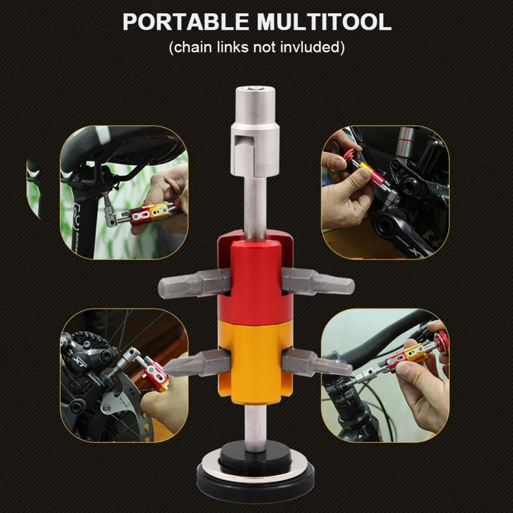 Description Picture 3 of itemBicycle Repair Tools Kit Hex Spoke Cycling Screwdrivers Tool Tyre Lever Allen Wrench MTB Mountain Bike Multitool