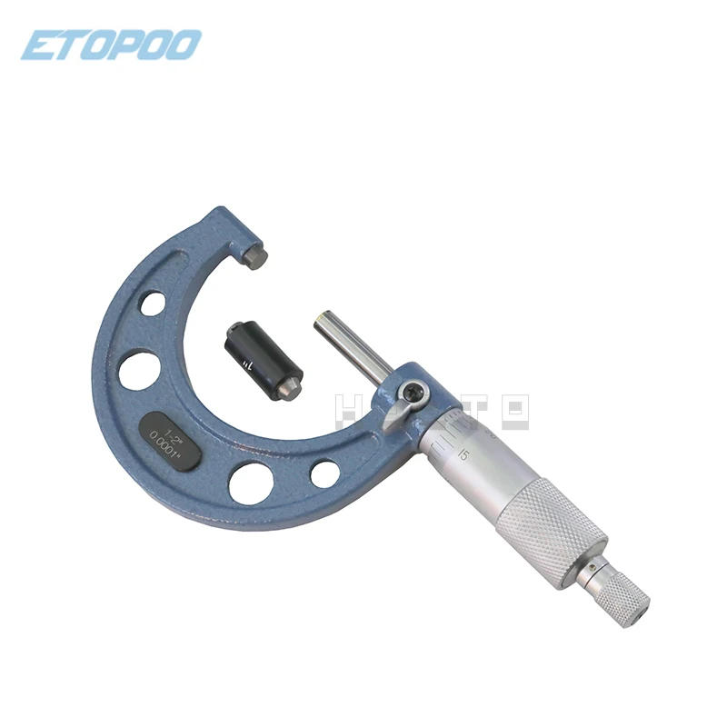 Description Picture 5 of item3Pcs Micrometer Set Bearing Steel High Accuracy Outside Diameter Wrench Measurement Tool 0 -75mm/0-3" Measurement Tool