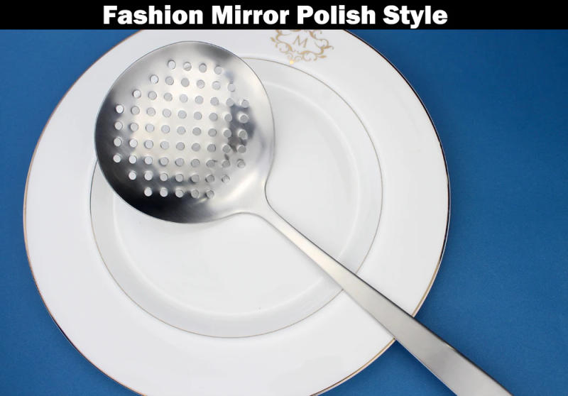 Description Picture 6 of itemLUCF Stainless Steel Hanging Kitchenware Spoons/Ladle/Skimmer/Spatula/Masher/Meat Fork Cooking Tools Baking Utensils For Kitchen