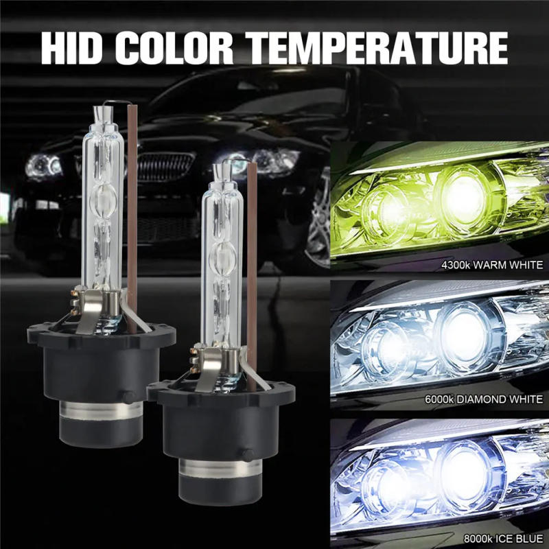 Description Picture 5 of item1Pair D2S D2R D2C 6000K 8000K 35W HID Xenon Replacement Bulbs Headlight Lamps Cars Auto Fog Headlamp Super Bright White Lighting